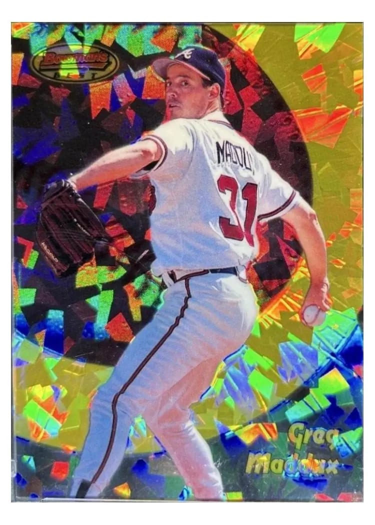1998 Bowman's Best Greg Maddux #60 card