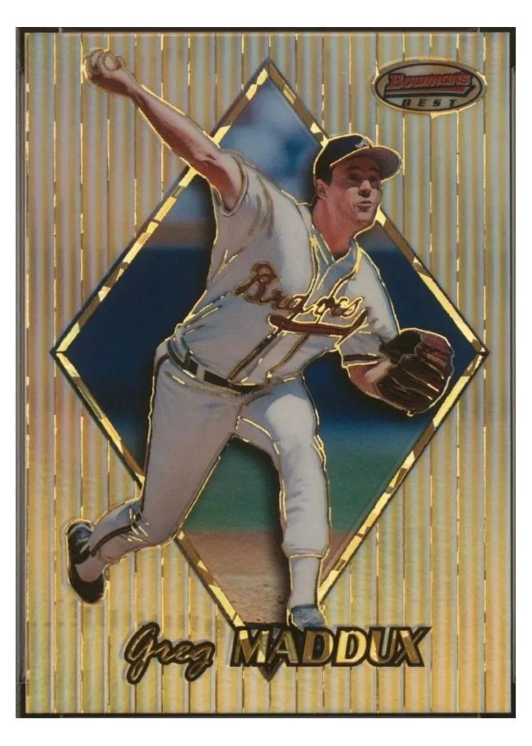1999 Bowman's Best Greg Maddux #67 card