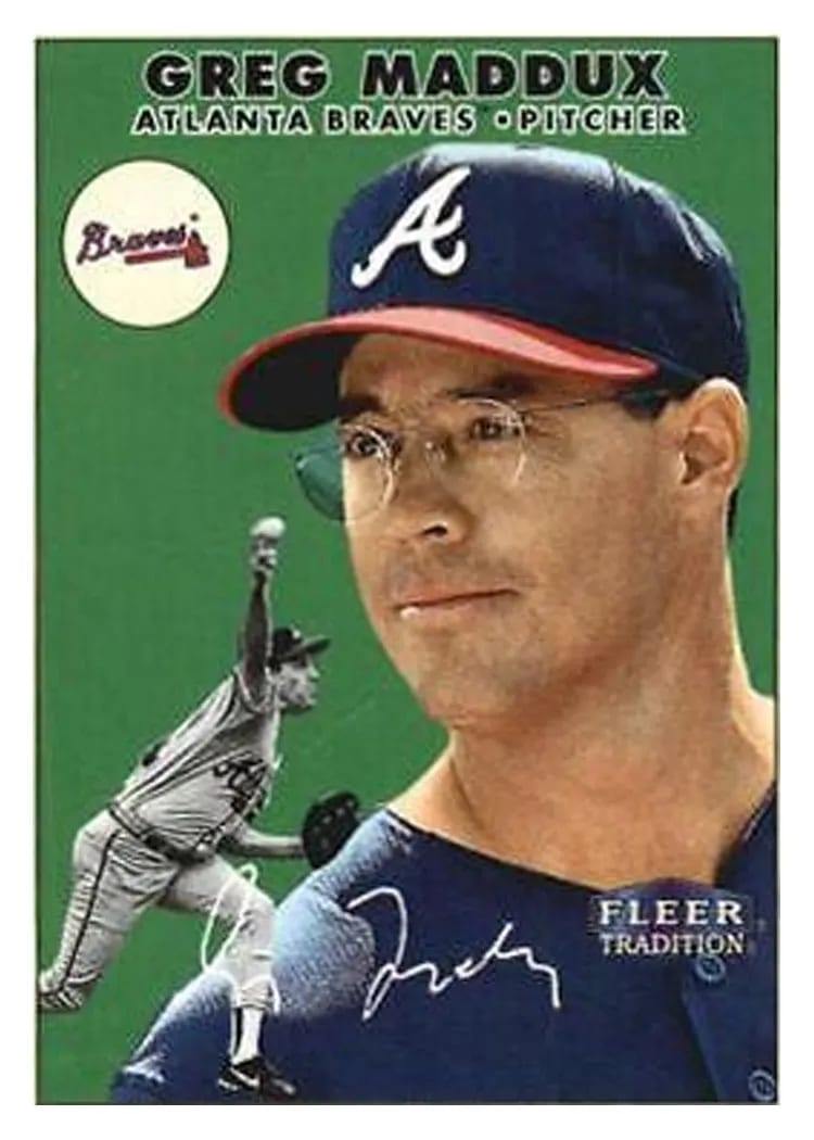 2000 Fleer Tradition Greg Maddux #57 card