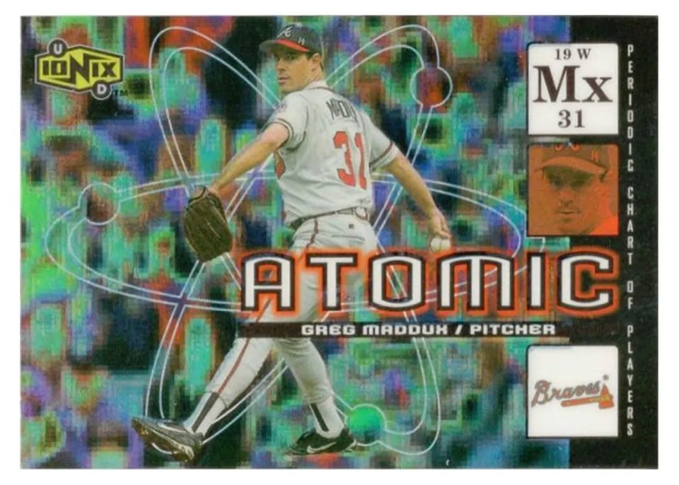 2000 Upper Deck Ionix Atomic Greg Maddux #A5