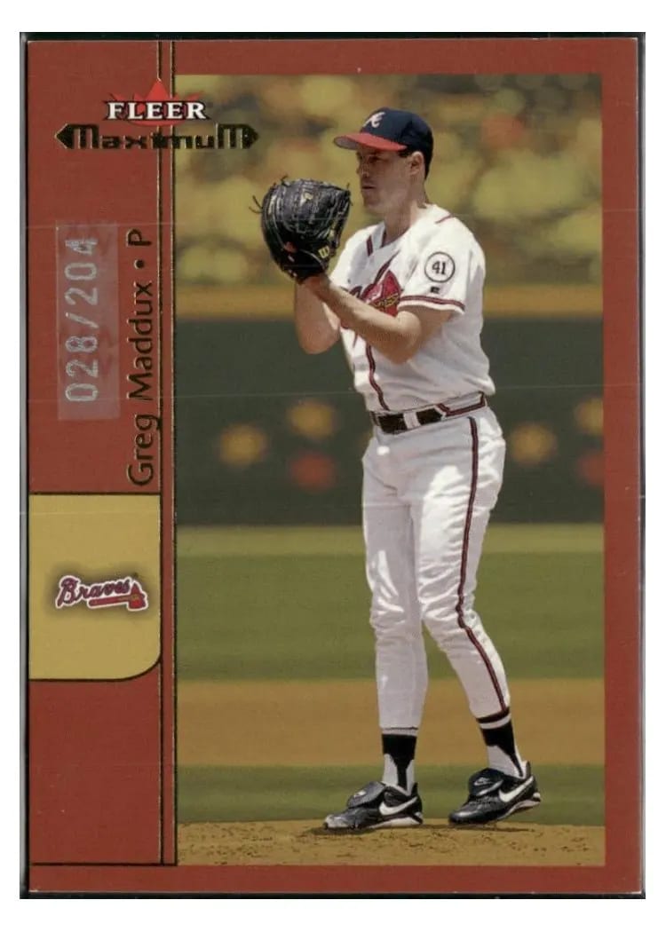 2002 Fleer Maximum Greg Maddux #19 card