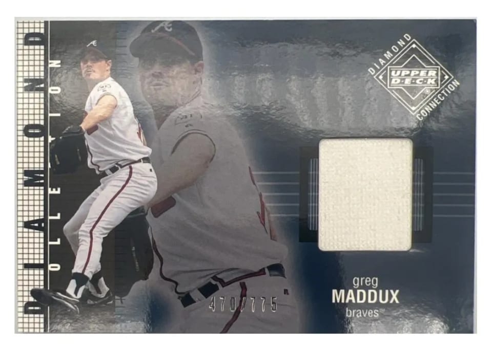 2002 Upper Deck Diamond Connection Greg Maddux #210 card