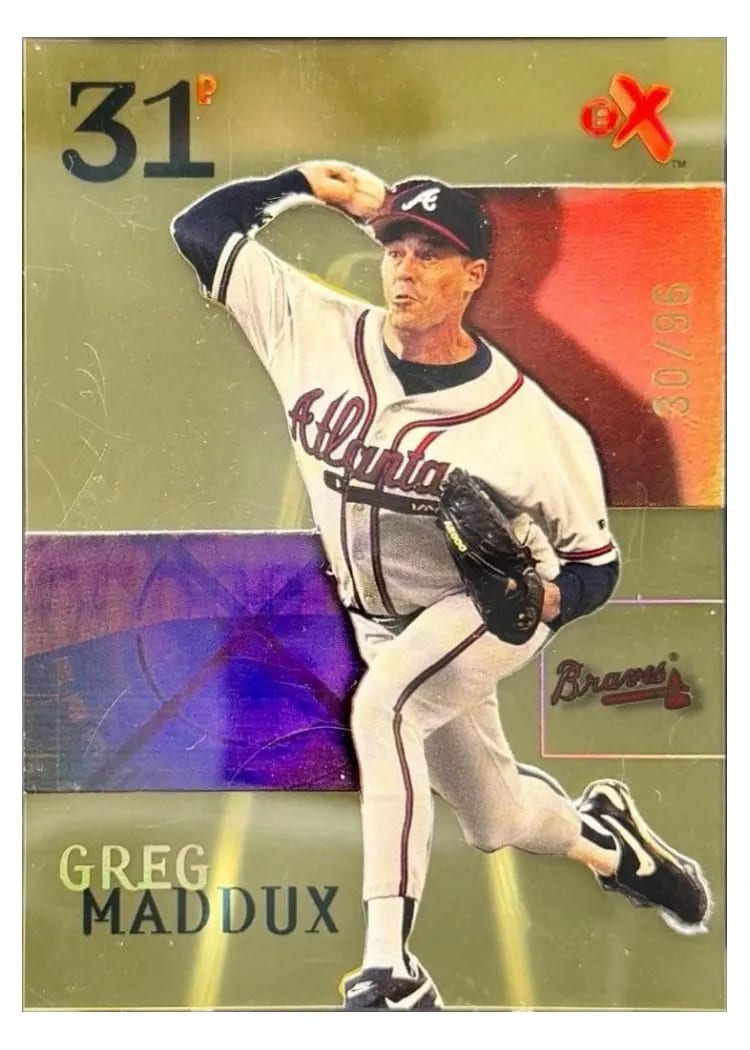 2003 Fleer E-X Greg Maddux #7 card