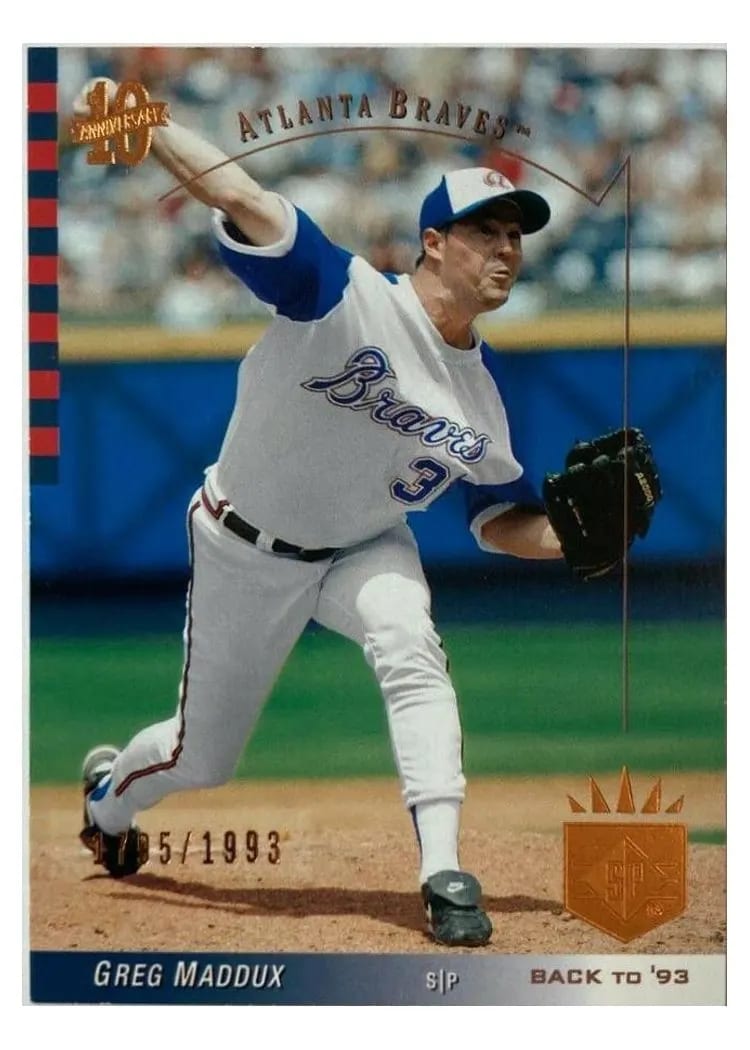 2003 SP Authentic Greg Maddux #128 card