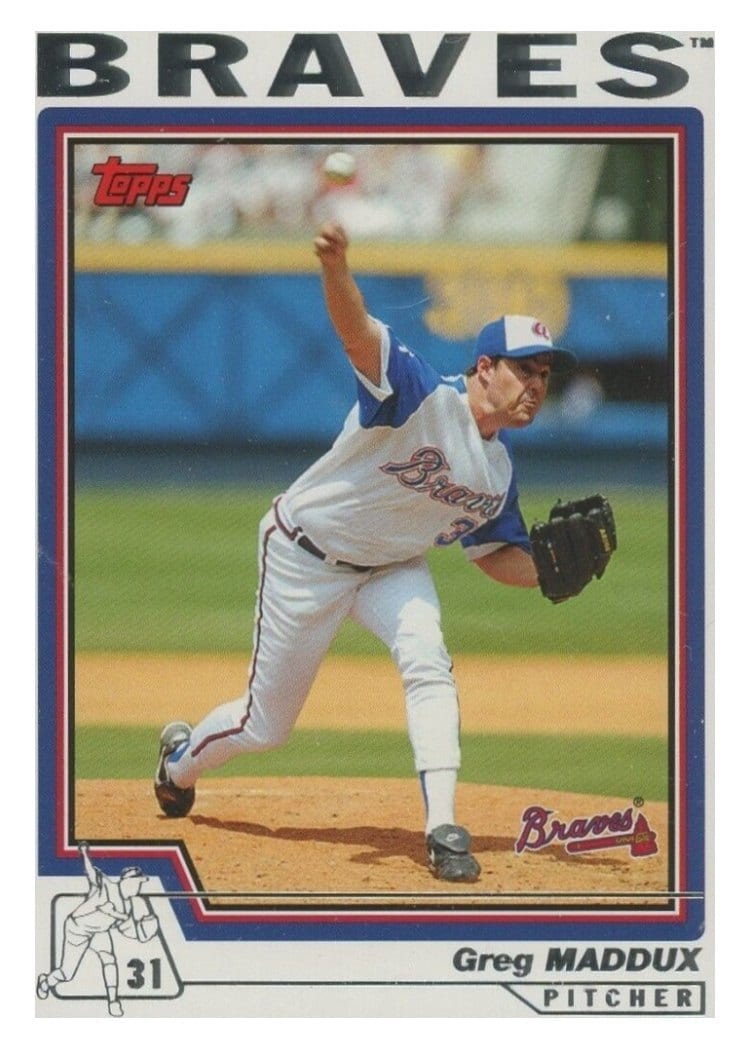 2004 Topps Base Set Greg Maddux #140 card
