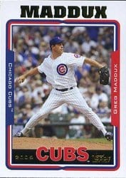 2005 Topps Base Set Greg Maddux #155 card