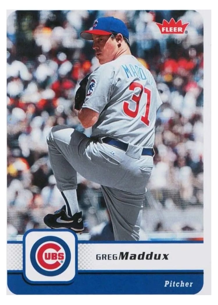 2006 Fleer Greg Maddux #101 card