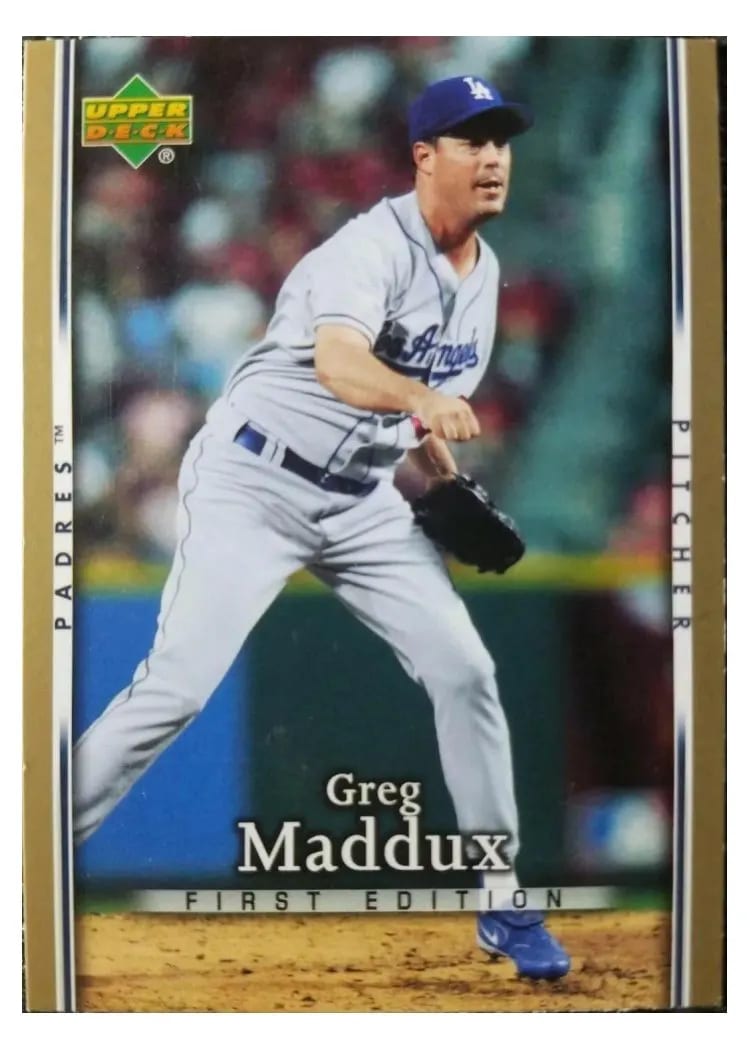 2007 Upper Deck First Edition Greg Maddux #233 card