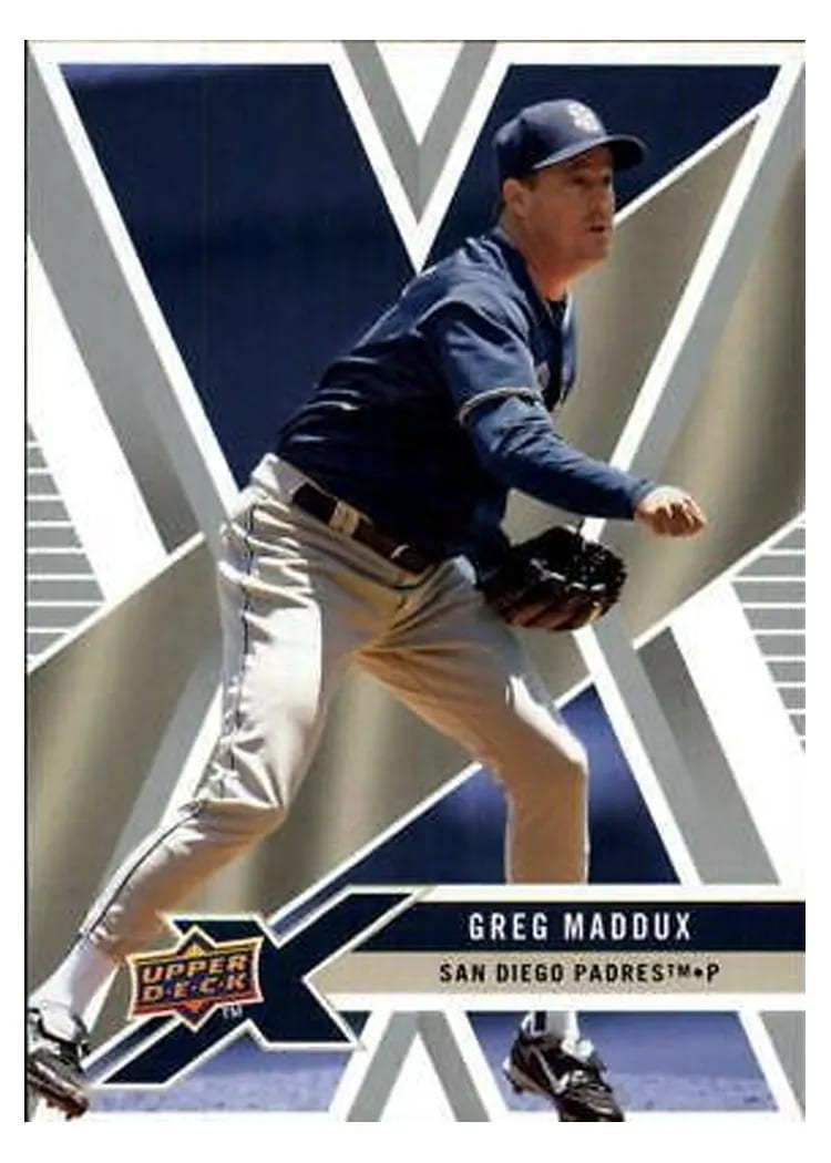 2008 Upper Deck X Greg Maddux #83 card