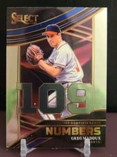 2024 Panini Select Select Numbers Greg Maddux #5 card