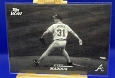 2024 Topps Black & White Base Set Greg Maddux #41 card