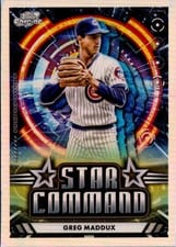 2024 Topps Cosmic Chrome Star Command Greg Maddux #SC-17 card
