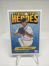 2024 Topps Japan Edition Strike Zone Heroes Greg Maddux #SZH-25 card