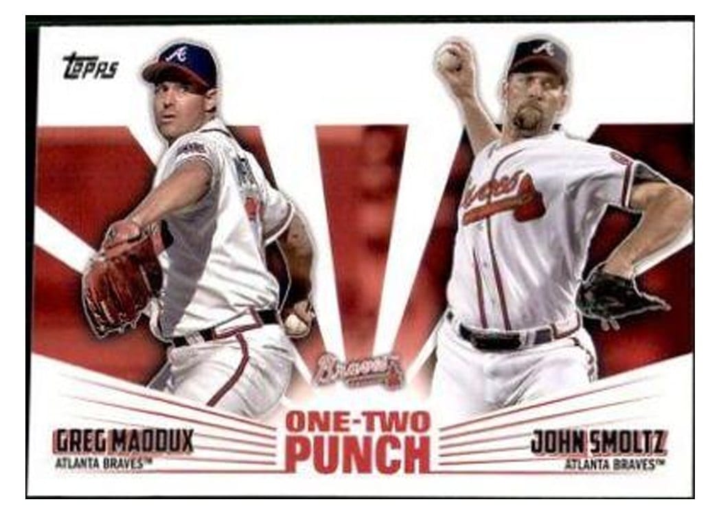 2023 Topps One-Two Punch Greg Maddux / John Smoltz #12P-20 card