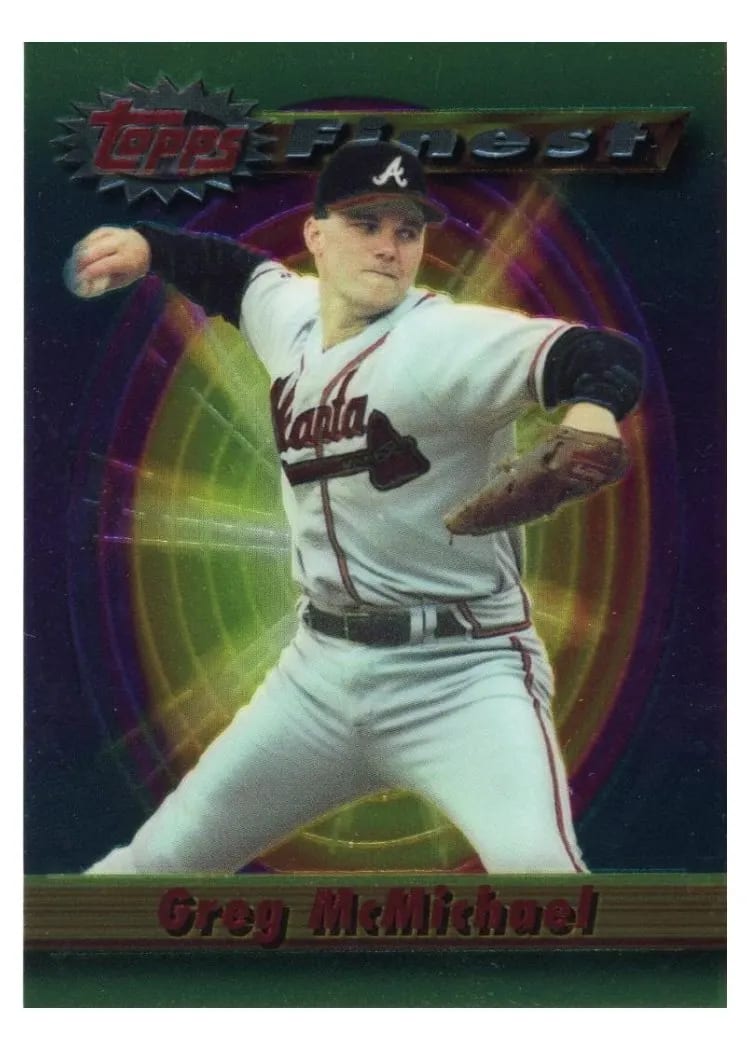 1994 Finest Greg McMichael #3 card