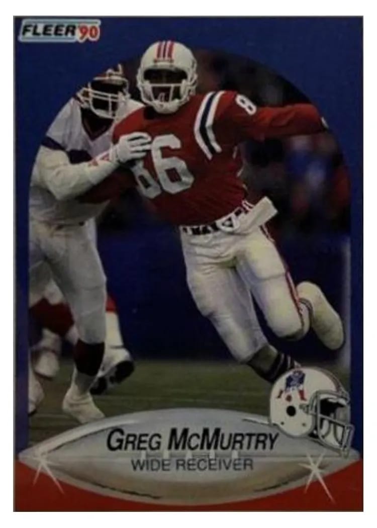 1990 Fleer Update Greg McMurtry #U-6 card