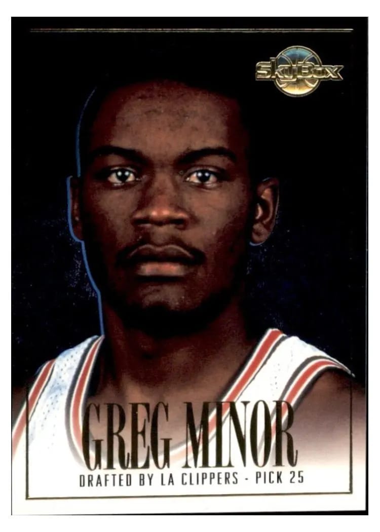 1994 SkyBox Draft Picks Greg Minor #DP25 card