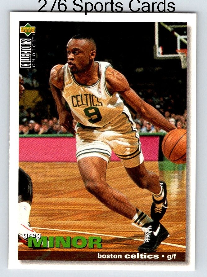 1995-96 Collector's Choice Base Set Greg Minor #123 card