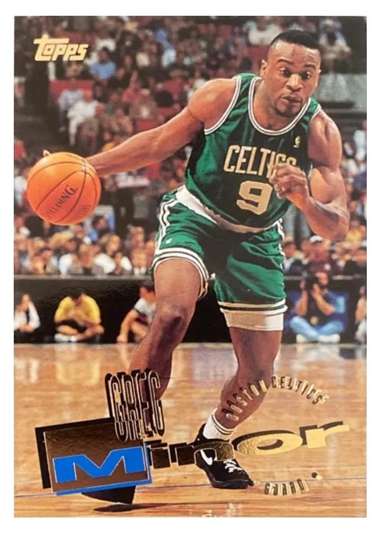1995 Topps Greg Minor #92 card