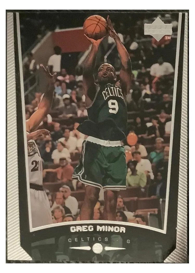 1998 Upper Deck Greg Minor #11 card