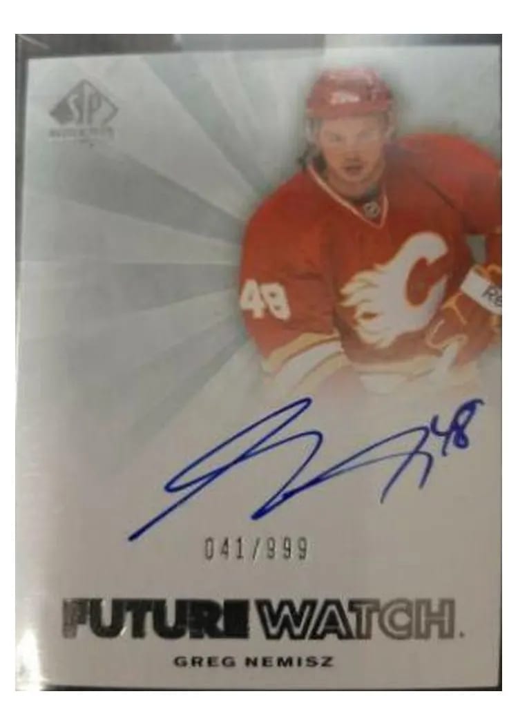 2011 SP Authentic Greg Nemisz #244 card