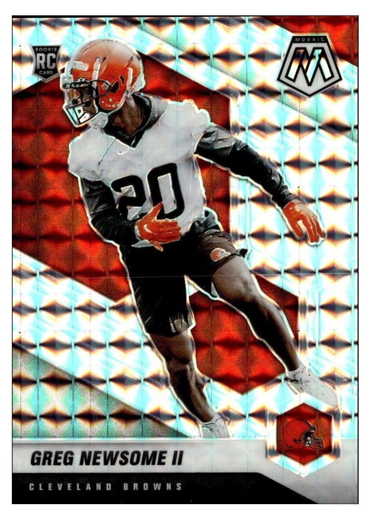2021 Panini Mosaic Base Set Greg Newsome II #346 card