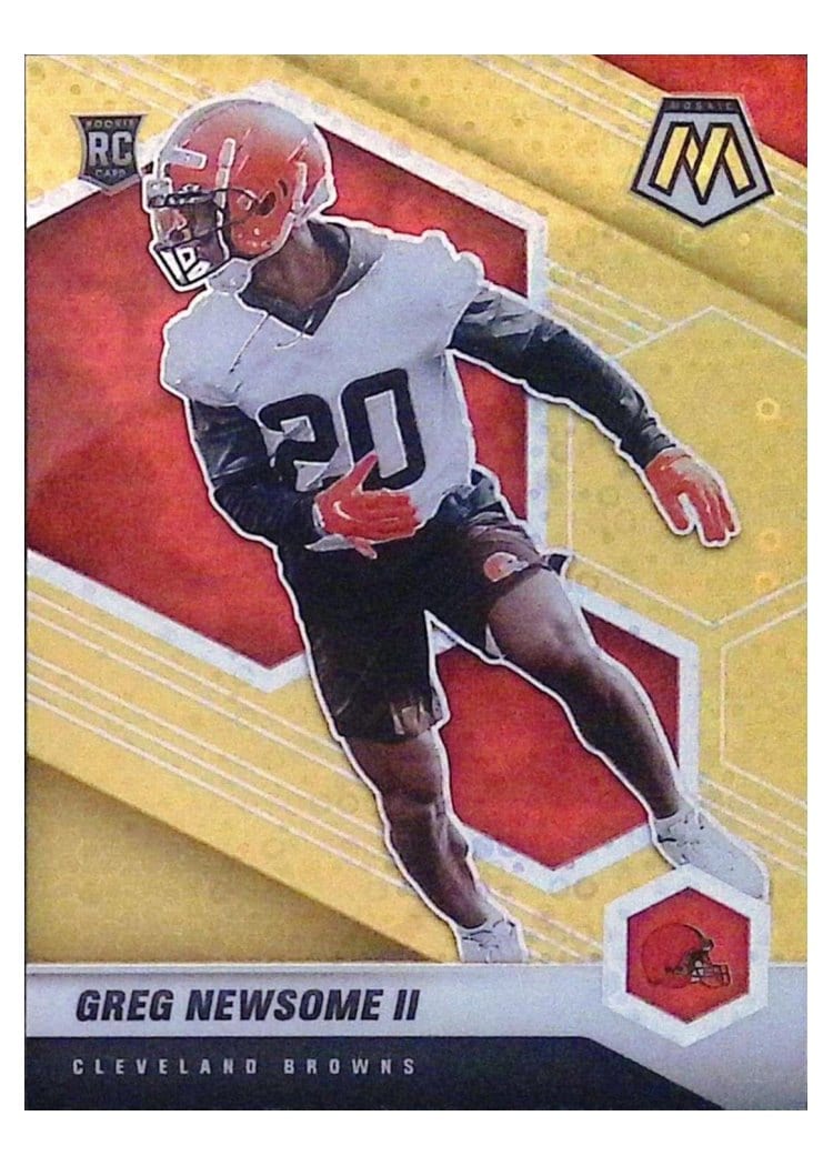 2021 Panini Mosaic Base Set Greg Newsome II #346 card