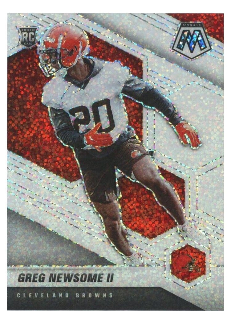 2021 Panini Mosaic Base Set Greg Newsome II #346 card
