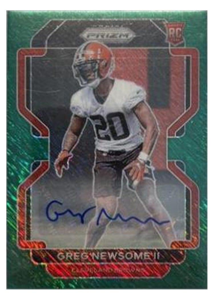 2021 Panini Prizm Base Set Greg Newsome II #376 card