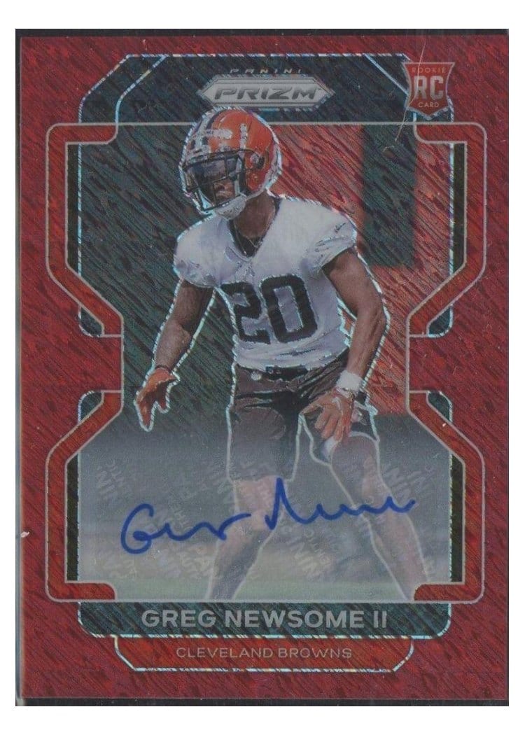 2021 Panini Prizm Base Set Greg Newsome II #376 card