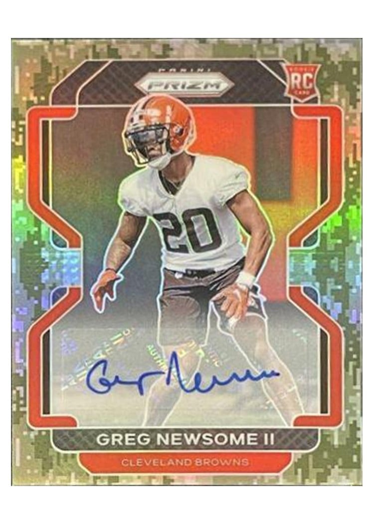 2021 Panini Prizm Base Set Greg Newsome II #376 card