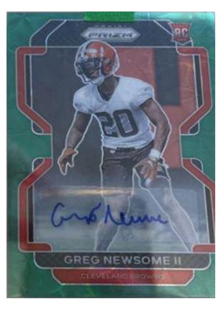 2021 Panini Prizm Base Set Greg Newsome II #376 card