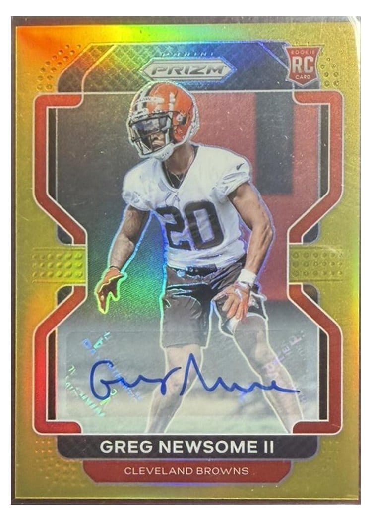 2021 Panini Prizm Base Set Greg Newsome II #376 card