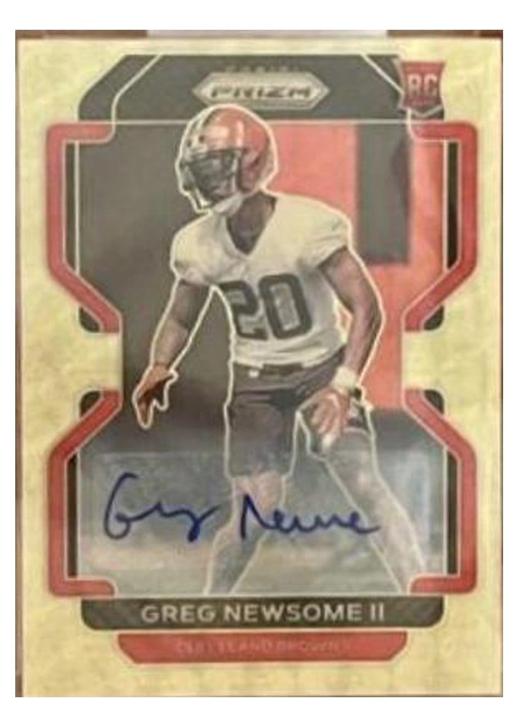 2021 Panini Prizm Base Set Greg Newsome II #376 card