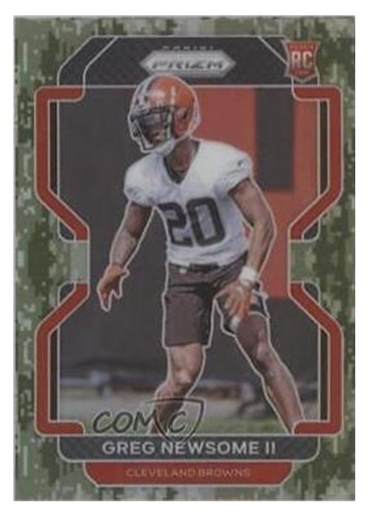 2021 Panini Prizm Base Set Greg Newsome II #376 card