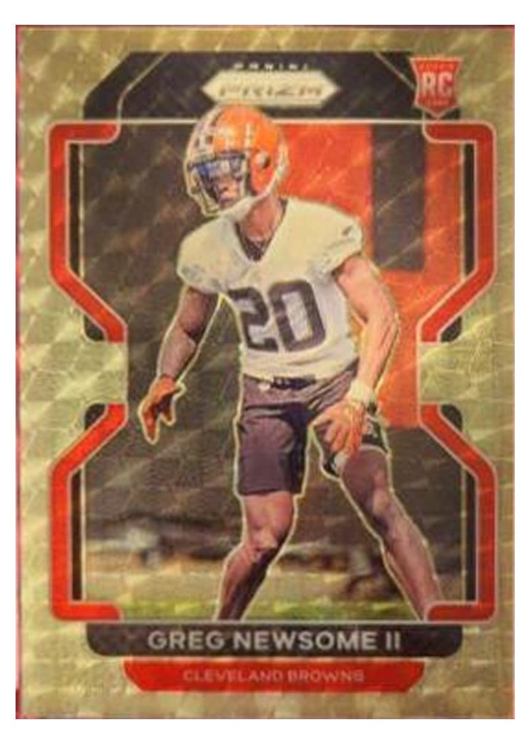 2021 Panini Prizm Base Set Greg Newsome II #376 card