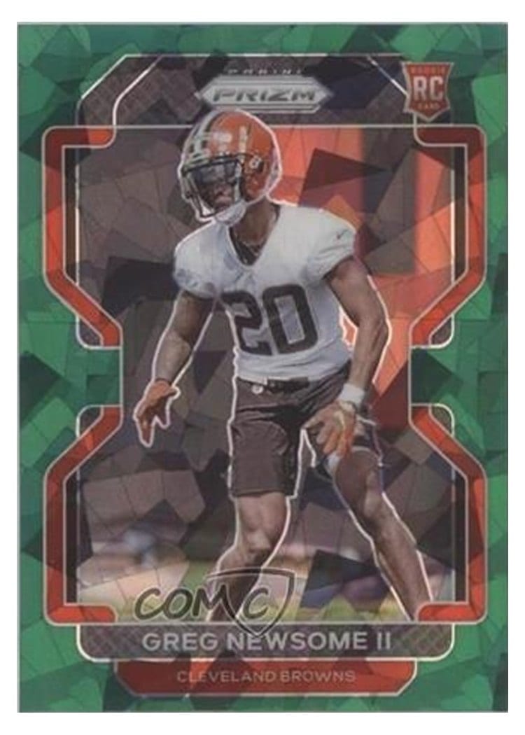 2021 Panini Prizm Base Set Greg Newsome II #376 card