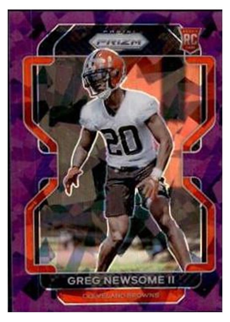 2021 Panini Prizm Base Set Greg Newsome II #376 card