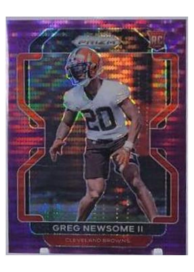 2021 Panini Prizm Base Set Greg Newsome II #376 card
