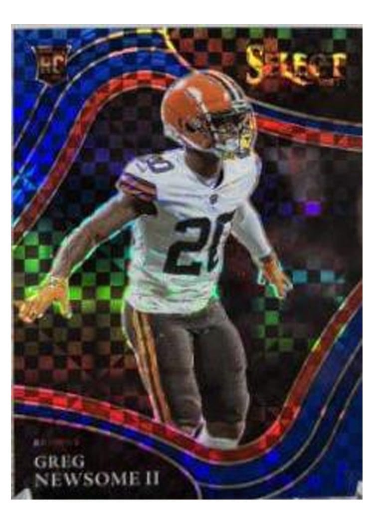 2021 Panini Select Base Set Greg Newsome II #387 card