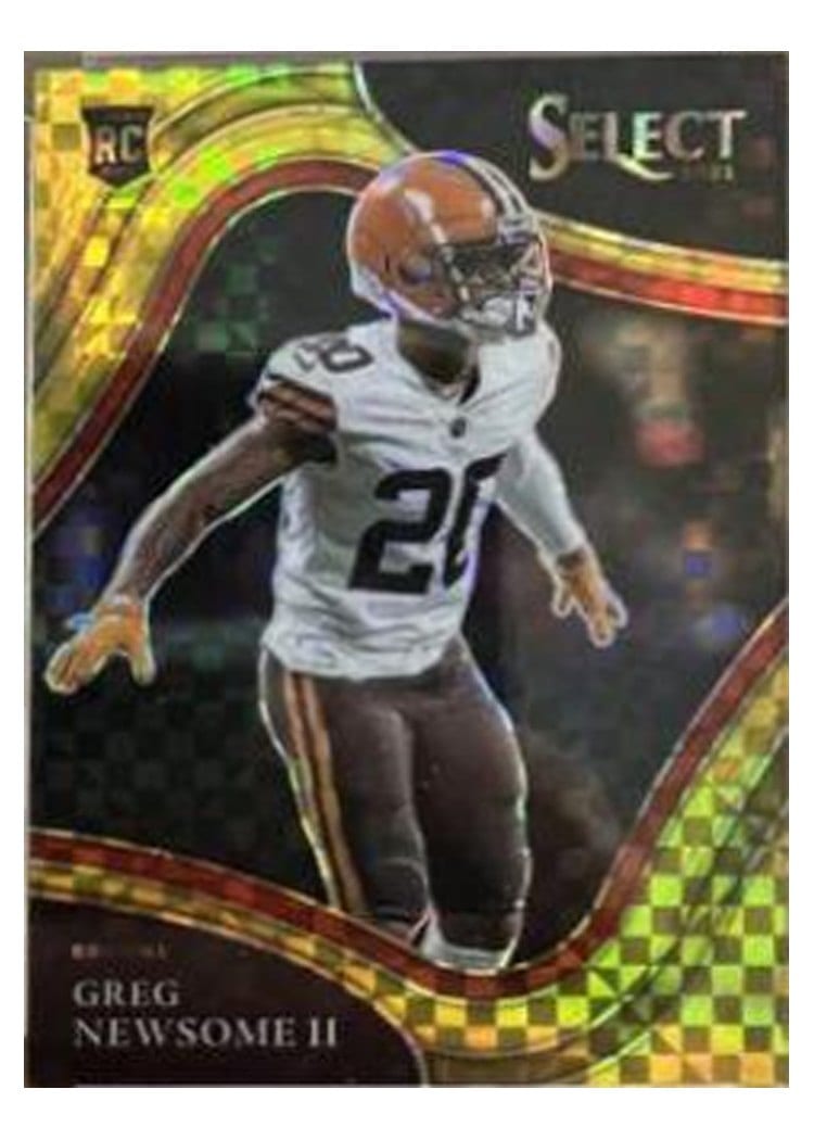 2021 Panini Select Base Set Greg Newsome II #387 card