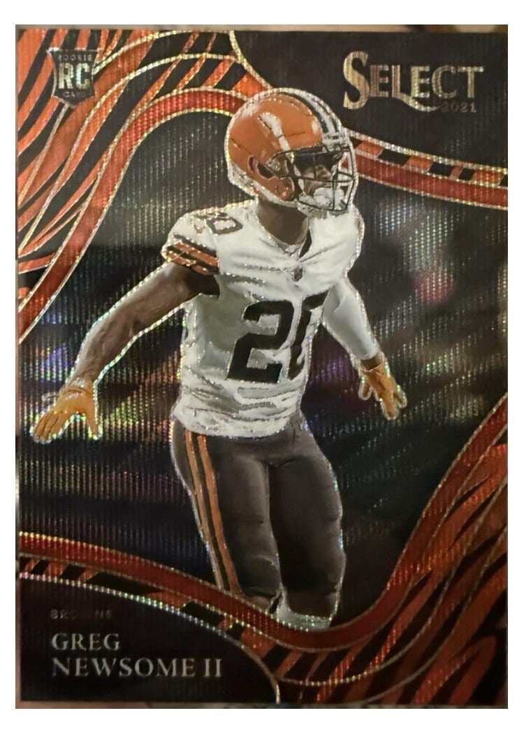 2021 Panini Select Base Set Greg Newsome II #387 card
