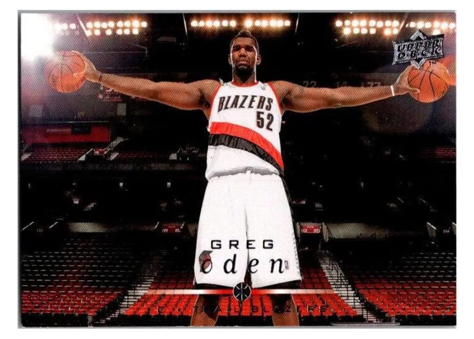 2008 Upper Deck Greg Oden #156 card