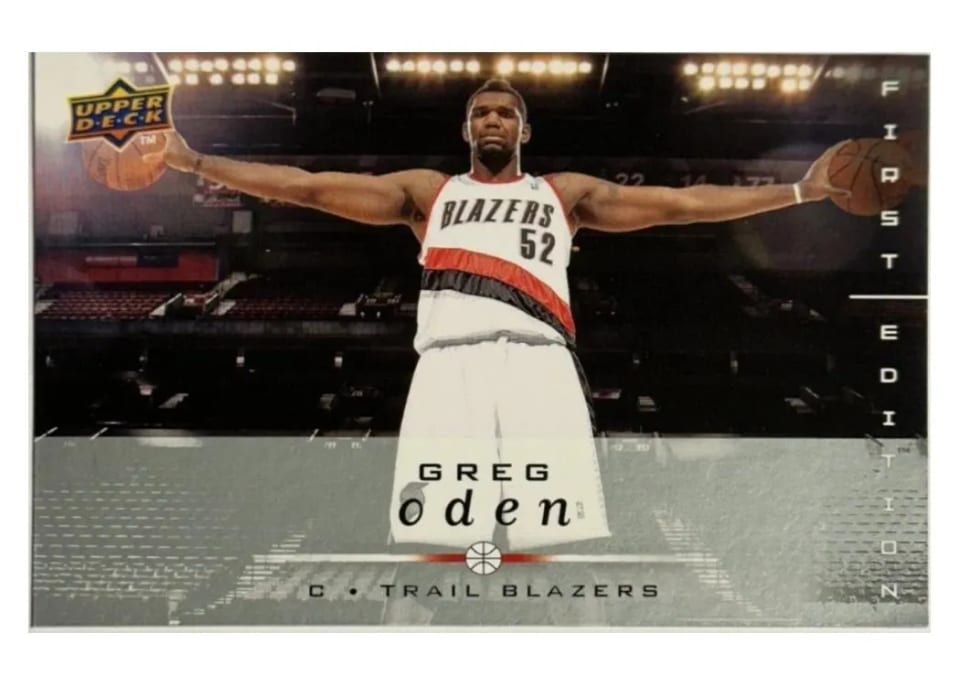 2008 Upper Deck First Edition Greg Oden #156 card