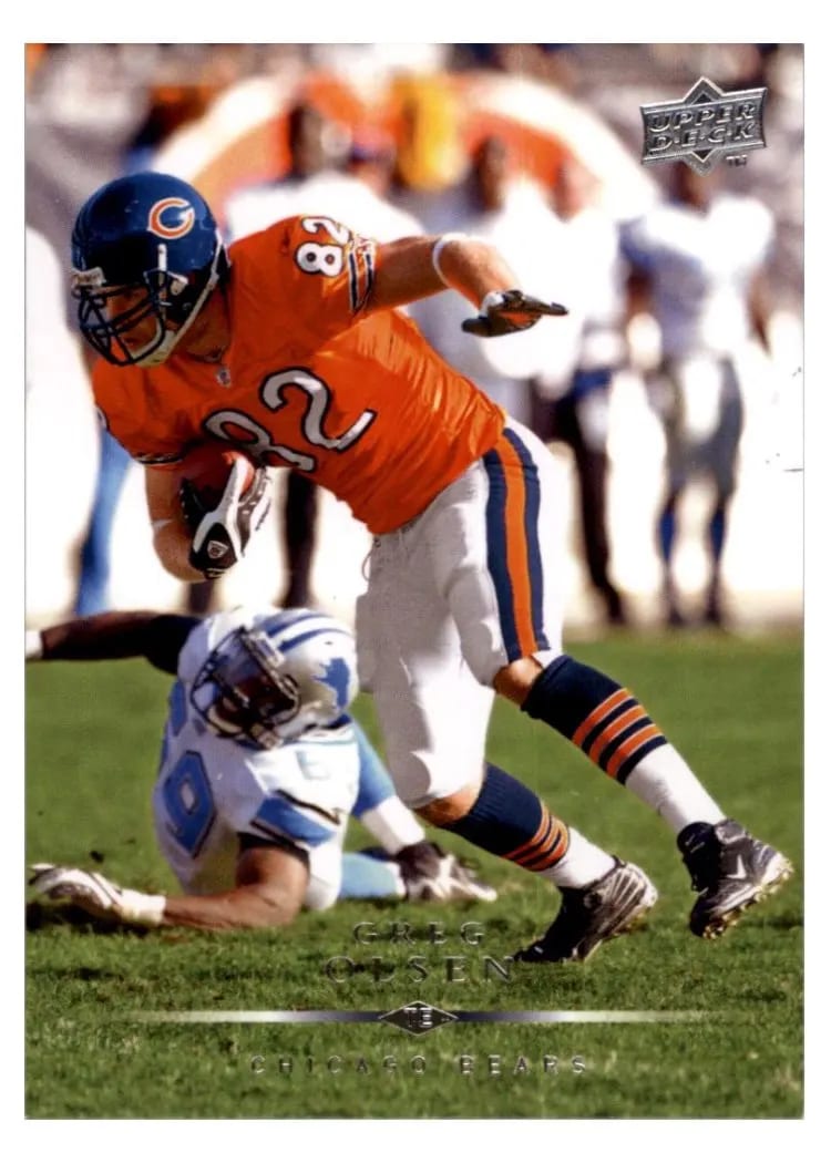 2008 Upper Deck Greg olsen #33 card