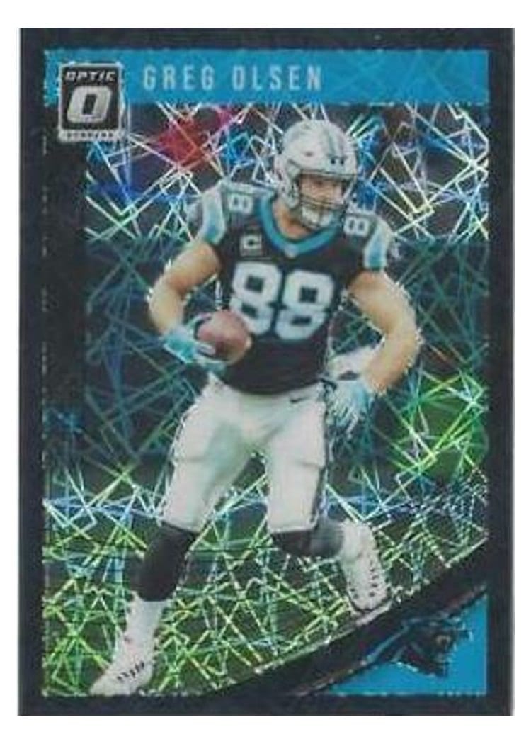 2018 Donruss Optic Base Set Greg Olsen #17 card