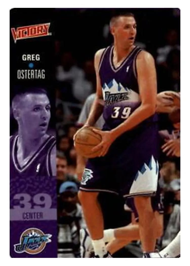 2000 Upper Deck Victory Greg Ostertag #213 card