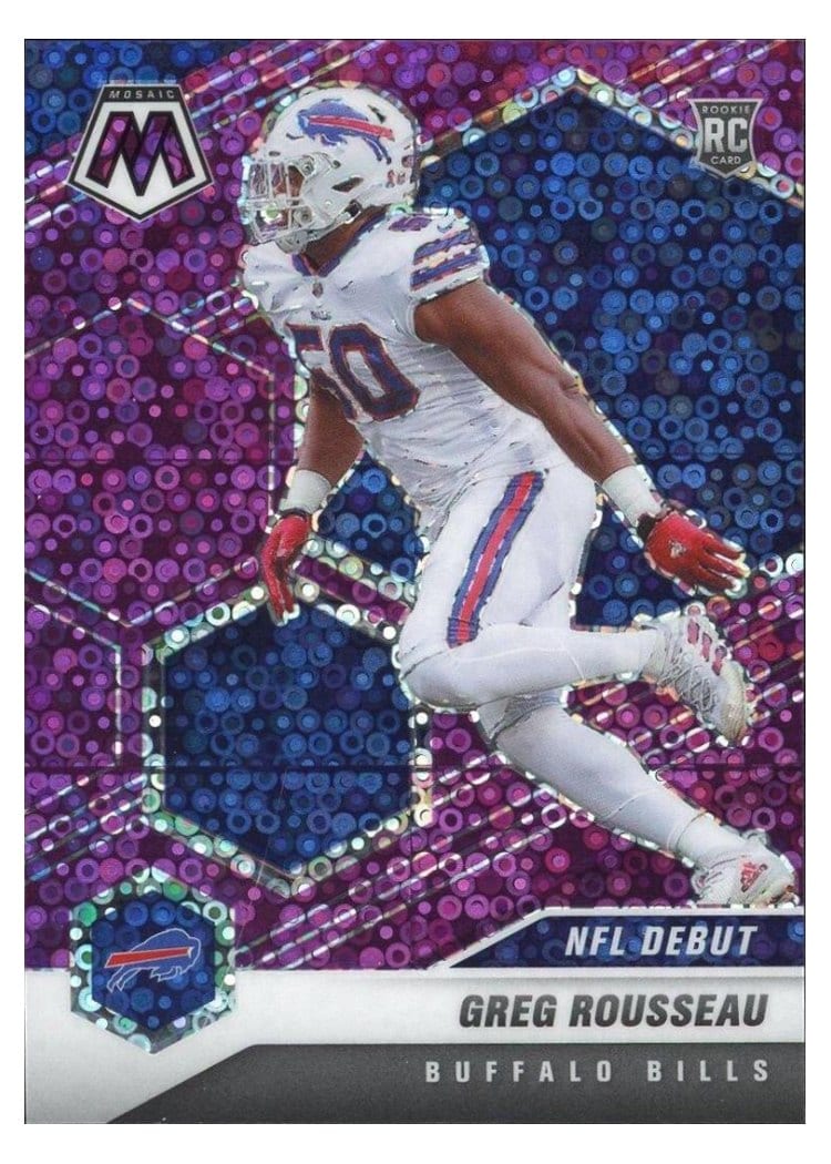 2021 Panini Mosaic Base Set Greg Rousseau #259 card