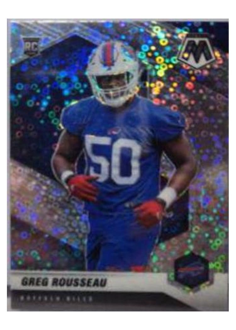 2021 Panini Mosaic Base Set Greg Rousseau Silver #353 card