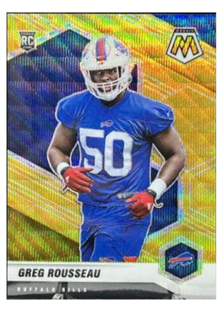 2021 Panini Mosaic Base Set Greg Rousseau #353 card